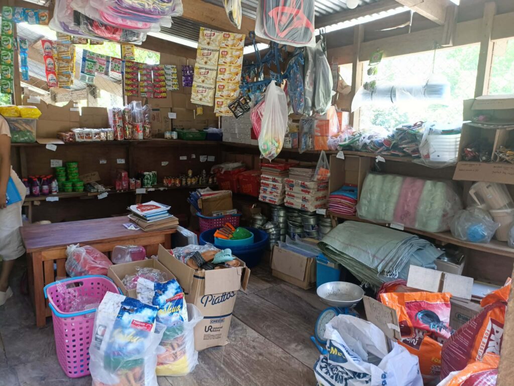 Local grocery store showing the cost of living in Philippines provincial communities